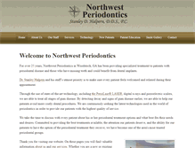 Tablet Screenshot of northwestperiodontics.net